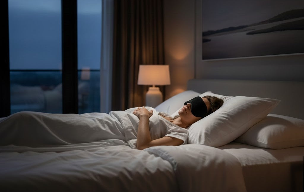 Gravia Weighted Sleep Mask | Blackout & Migraine Relief