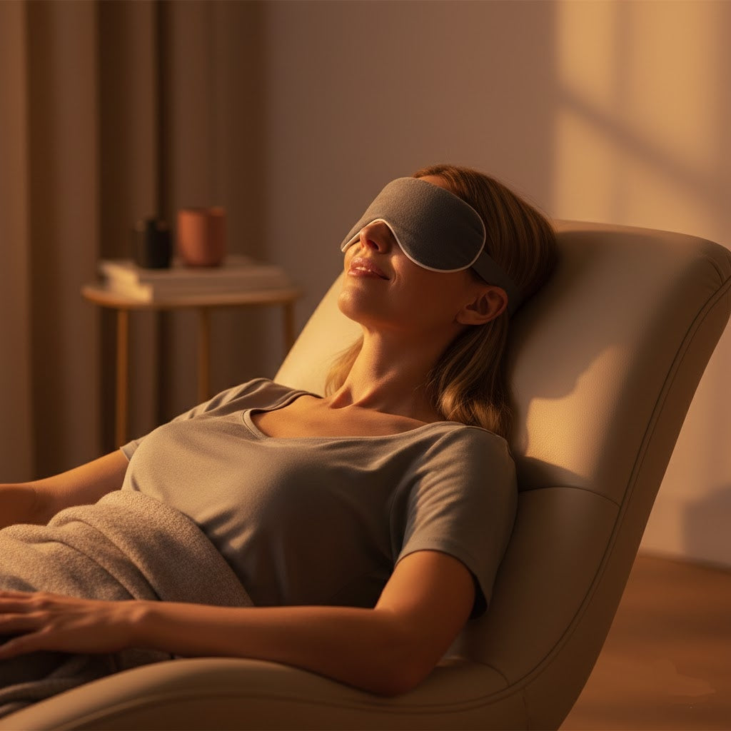 Gravia Weighted Sleep Mask | Blackout & Migraine Relief